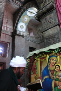 Interno chiesa Lalibela. Etiopia.